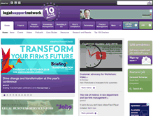 Tablet Screenshot of legalsupportnetwork.co.uk