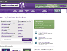 Tablet Screenshot of jobs.legalsupportnetwork.co.uk